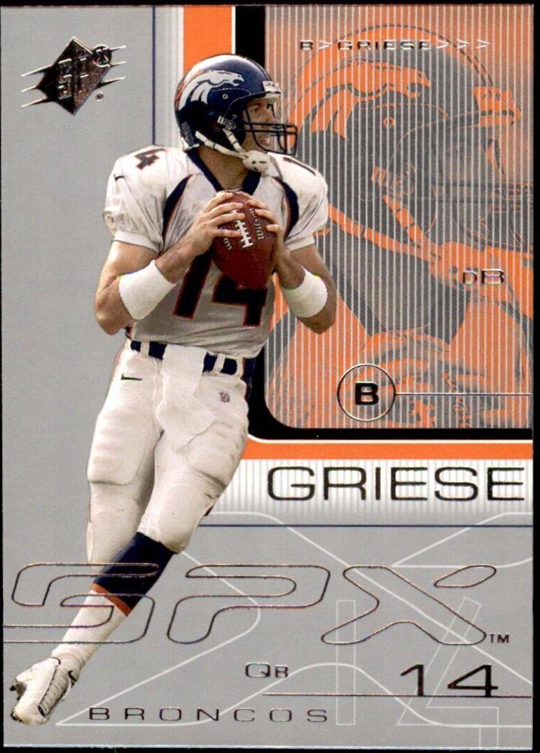 Brian Griese #28 Football Cards 2001 Spx