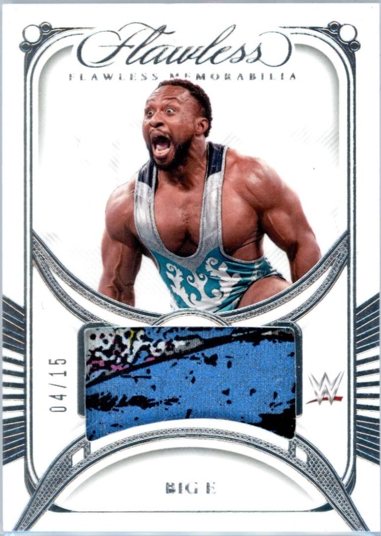 Big E #15 Wrestling Cards 2024 Panini Flawless WWE Memorabilia
