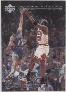 Michael Jordan #MJ85 1997 Upper Deck Michael Jordan Tribute Basketball