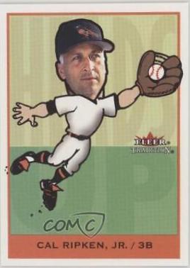 Cal Ripken Jr #10 of 10 HU Baseball Cards 2002 Fleer Tradition Heads Up