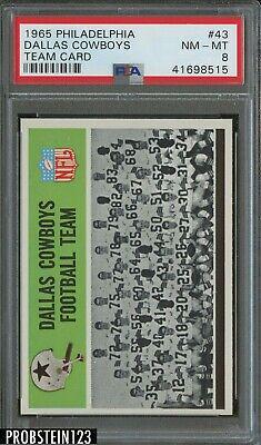Dallas Cowboys #43 Football Cards 1965 Philadelphia