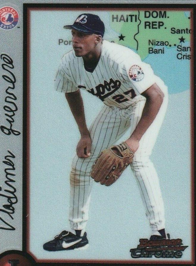 Vladimir Guerrero #30 Baseball Cards 1998 Bowman Chrome International
