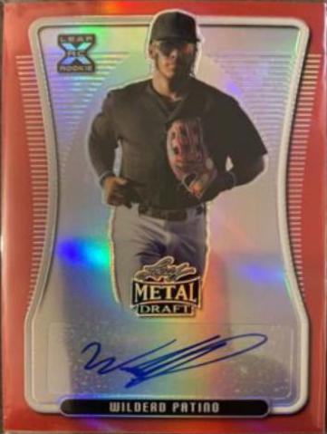 Wilderd Patino #BA-WP1 2020 Leaf Metal Draft Autographs Baseball