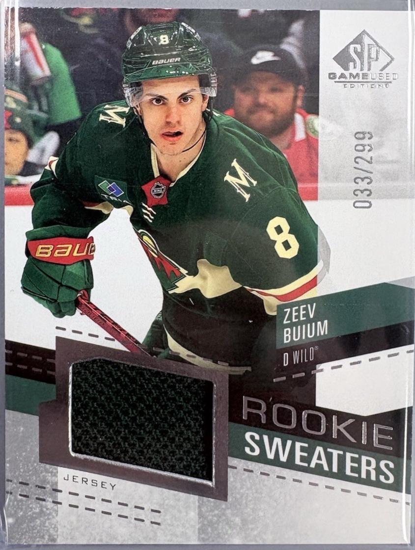 Zeev Buium #RS-ZB 2025-26 SP Game Used Hockey Rookie Sweaters
