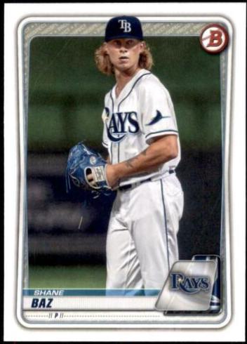 Shane Baz #BD-10 Baseball Cards 2020 Bowman Draft