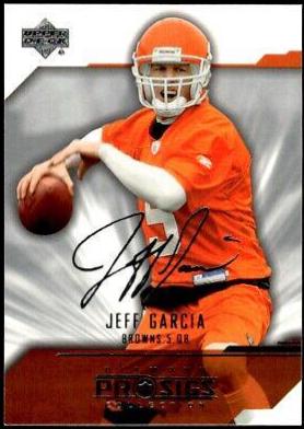 Jeff Garcia #22 Football Cards 2004 Upper Deck Diamond Pro Sigs