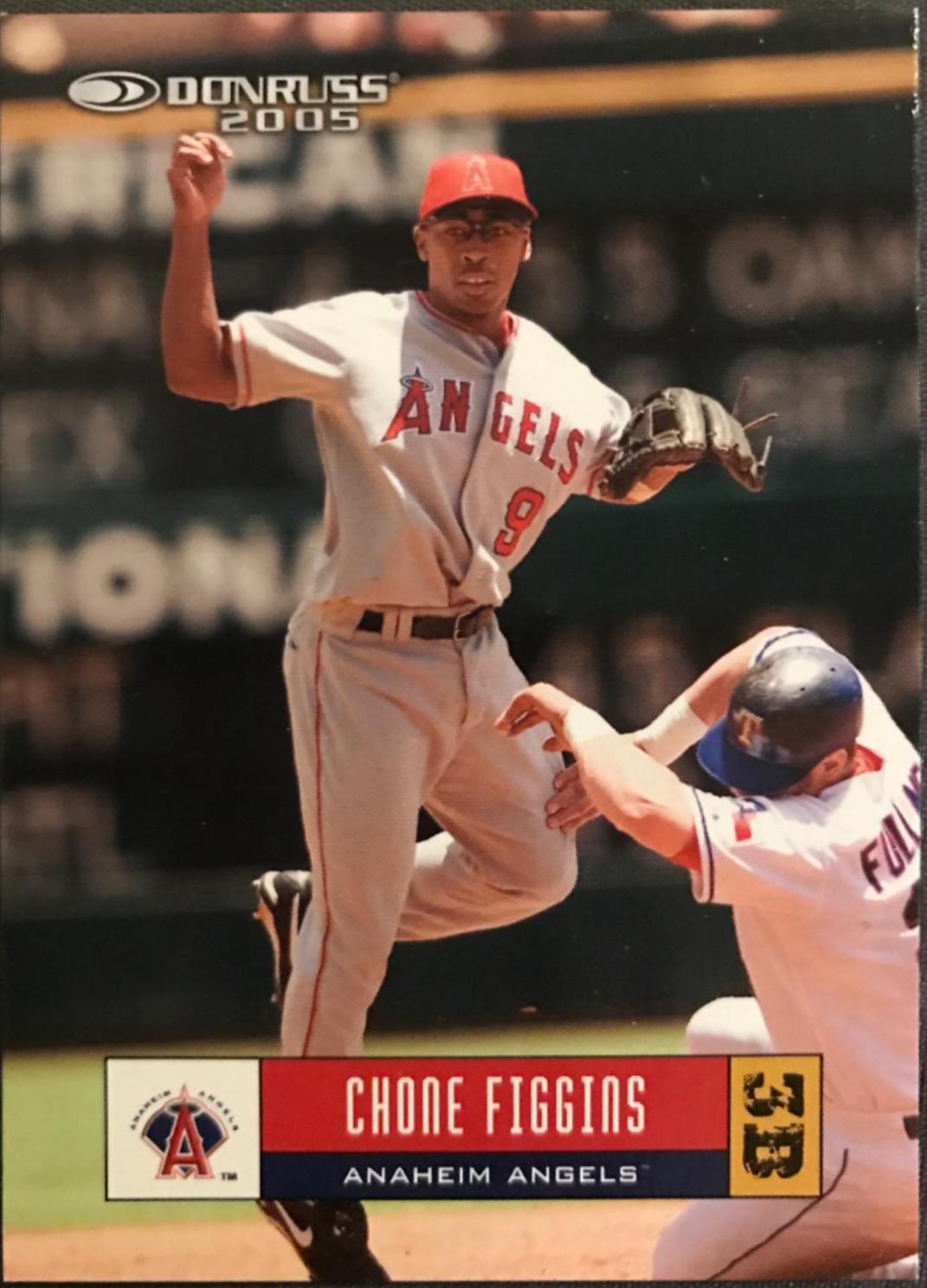 Chone Figgins #73 Baseball Cards 2005 Donruss