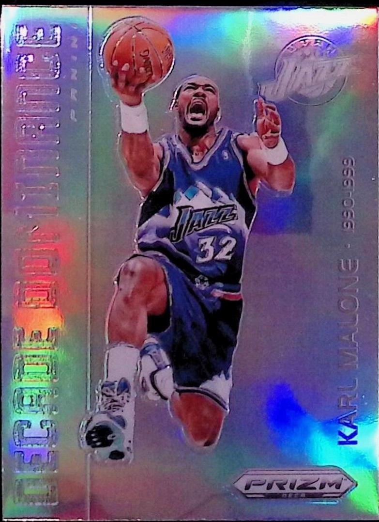 Karl Malone #5 Basketball Cards 2023 Panini Prizm Deca Decade Dominance