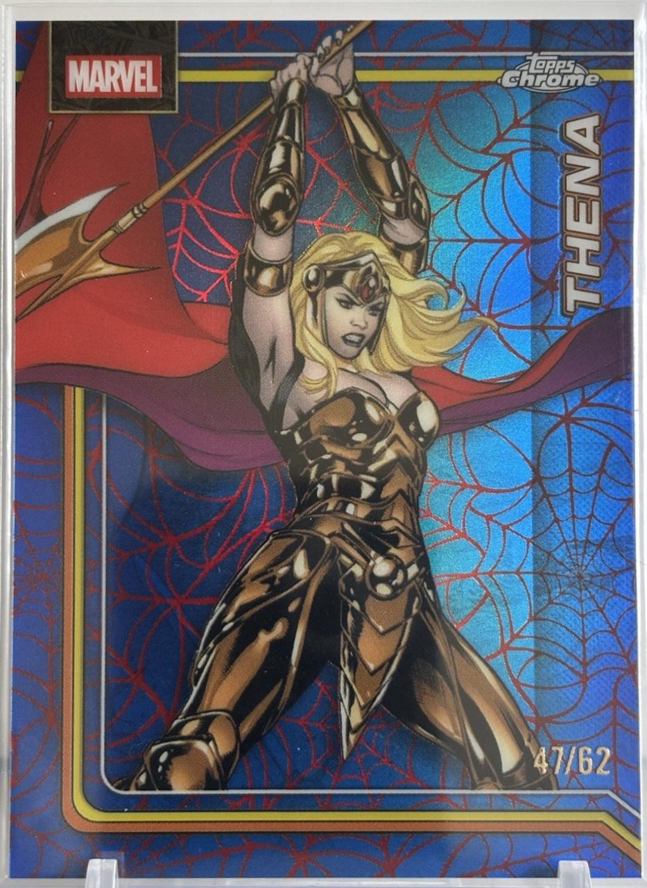 Thena Spider-Web Red/Blue Refractor