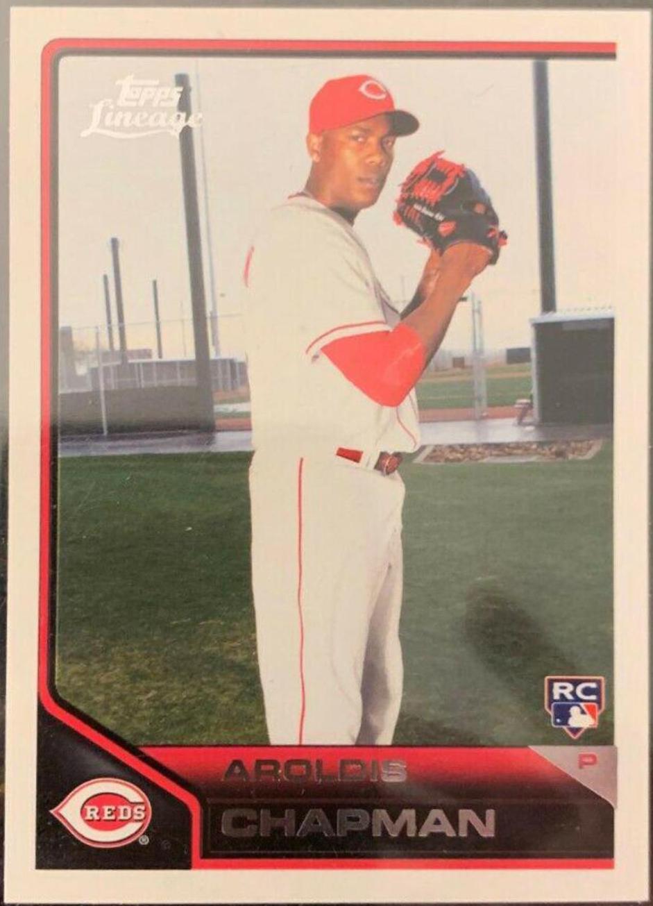 Aroldis Chapman #148 Baseball Cards 2011 Topps Lineage