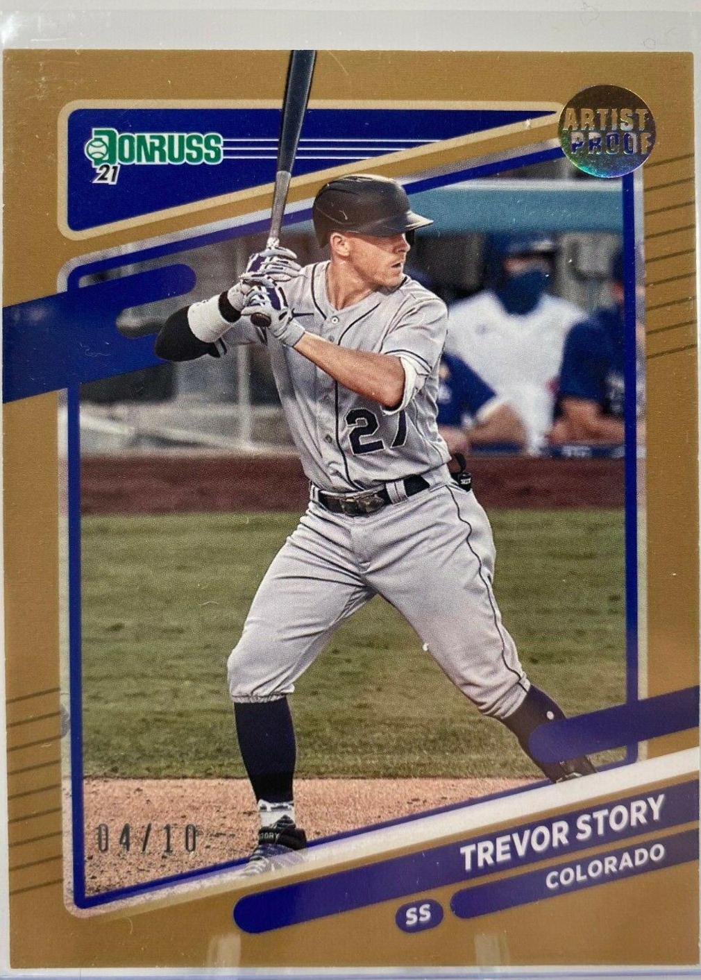 Trevor Story #77 2021 Donruss Baseball
