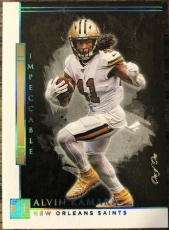 Alvin Kamara #68 Football Cards 2020 Panini Impeccable