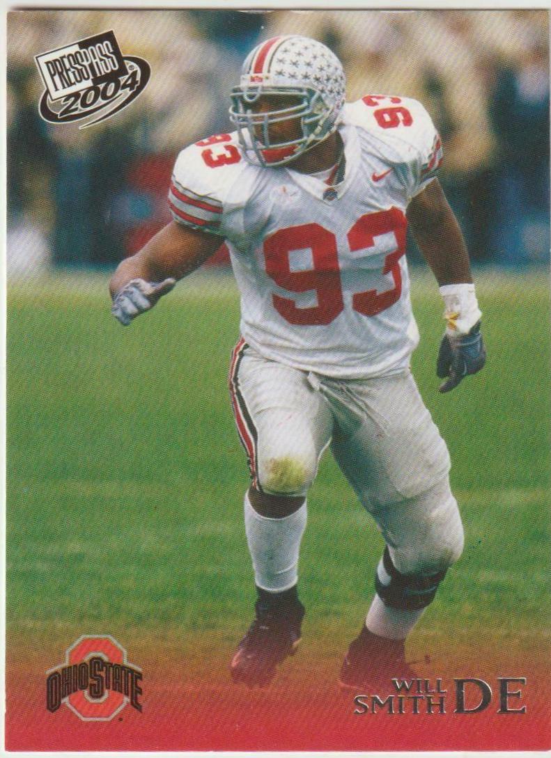Will Smith #37 Football Cards 2004 Press Pass