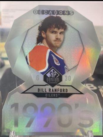 Bill Ranford #DC-62 Hockey Cards 2020 SP Signature Edition Legends Decagons