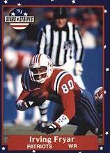 Irving Fryar #43 Football Cards 1991 Fleer Stars and Stripes