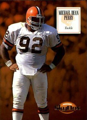 Michael Dean Perry #36 Football Cards 1994 Skybox Premium