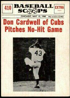 Don Cardwell of Cubs Pitches