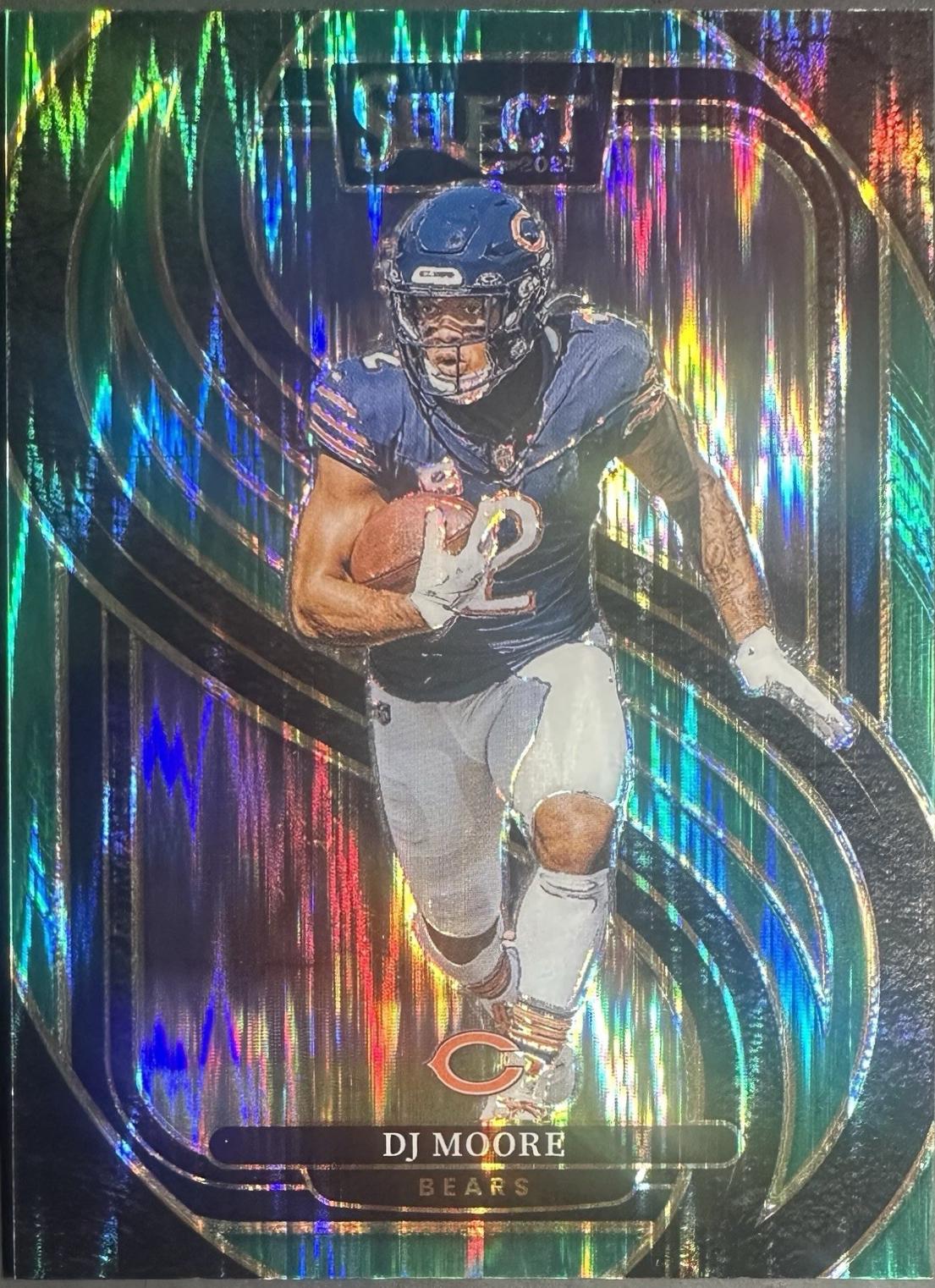 DJ Moore [Green Prizm Shock] #151