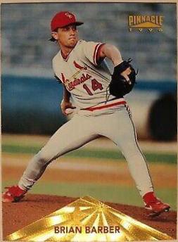 Brian Barber #167 Baseball Cards 1996 Pinnacle
