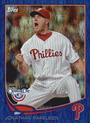 Jonathan Papelbon #25 Baseball Cards 2013 Topps Opening Day
