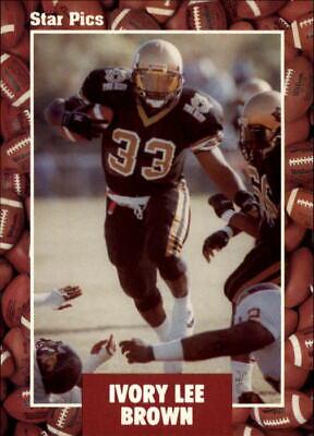 Ivory Lee Brown #8 Football Cards 1991 Star Pics