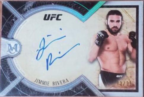 Jimmie Rivera #SSAR-JR Ufc Cards 2018 Topps UFC Museum Collection Relic Autographs