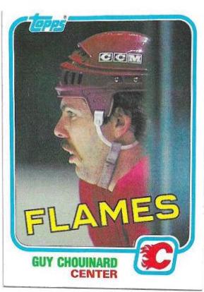 Guy Chouinard #6 Hockey Cards 1981 Topps