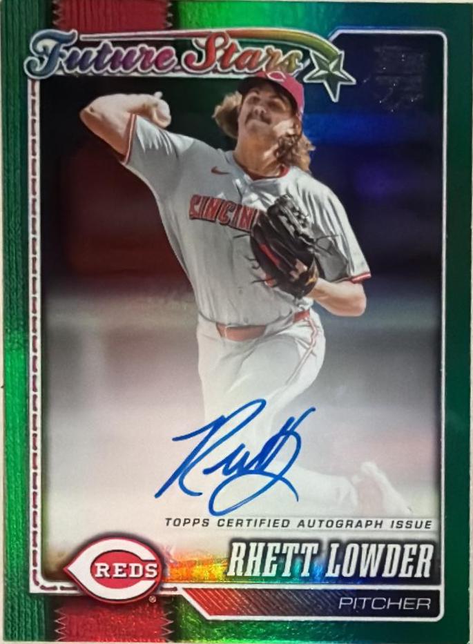 Rhett Lowder #60 2026 Topps Series 2 Flagship Real One Autograph Baseball