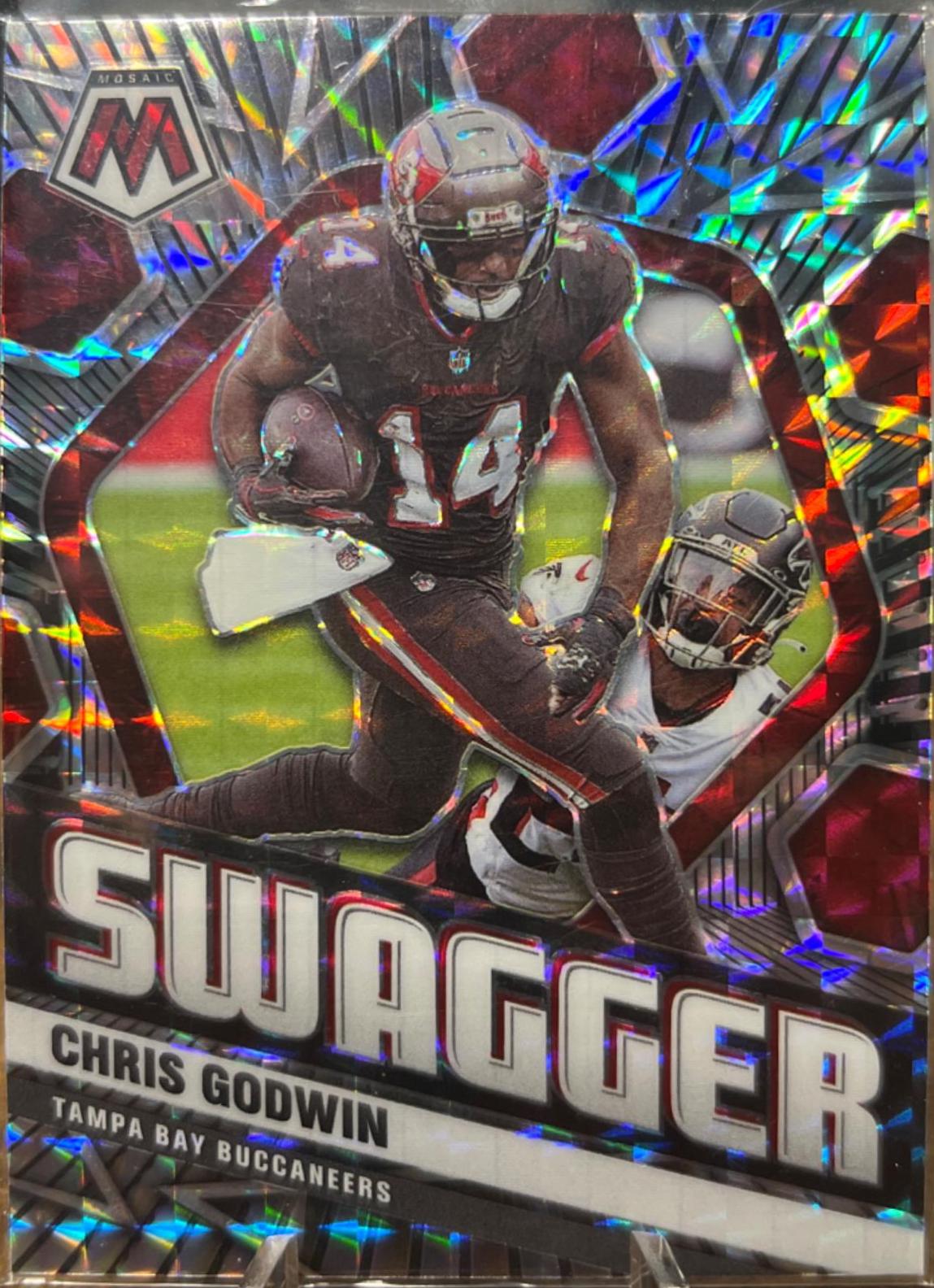 Chris Godwin #SWAG12 Football Cards 2021 Panini Mosaic Swagger