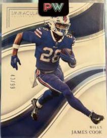 James Cook #4 Football Cards 2023 Panini Immaculate