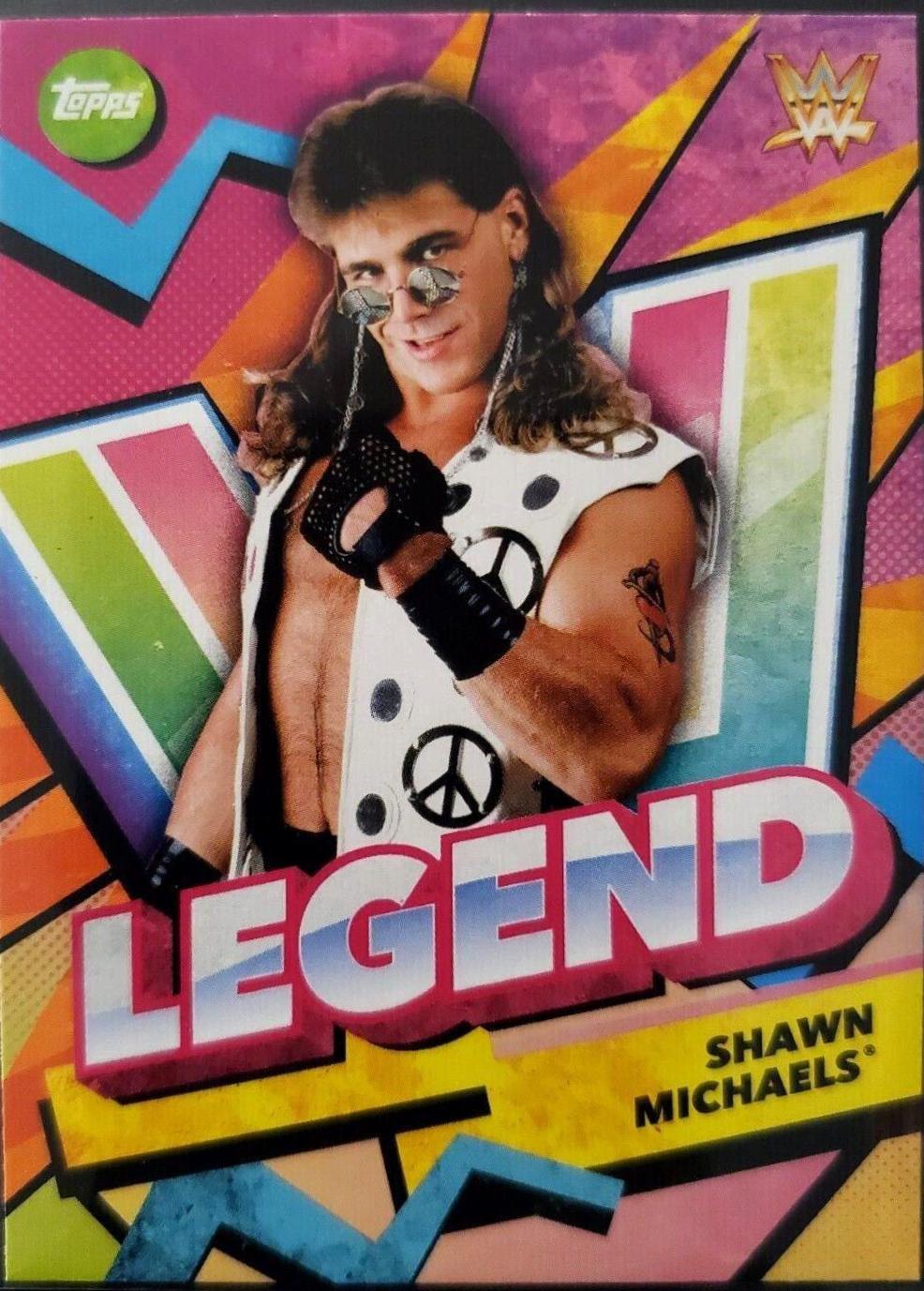 Shawn Michaels #164 Wrestling Cards 2021 Topps WWE Superstars