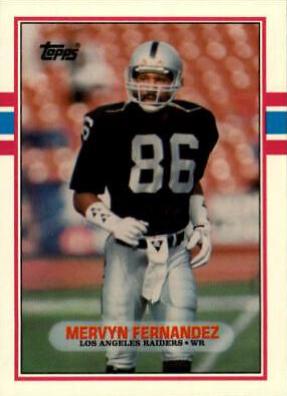 Mervyn Fernandez #13T Football Cards 1989 Topps Traded