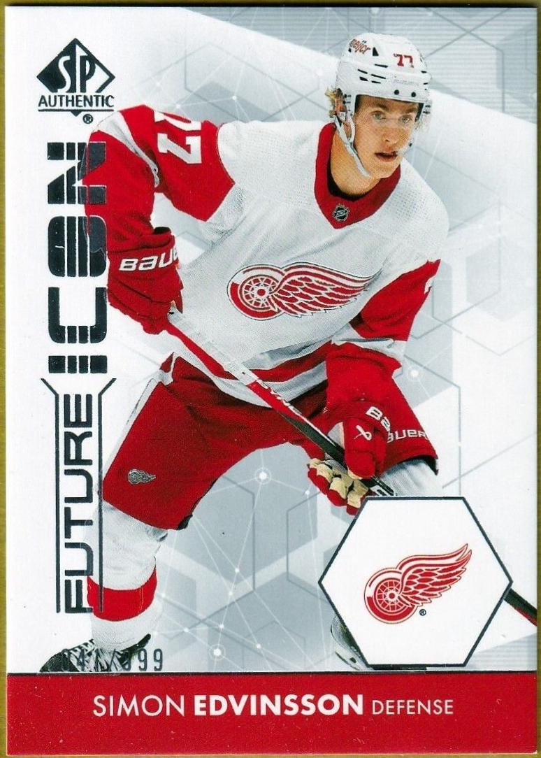 Simon Edvinsson #FI-32 Hockey Cards 2023 SP Authentic Future Icon