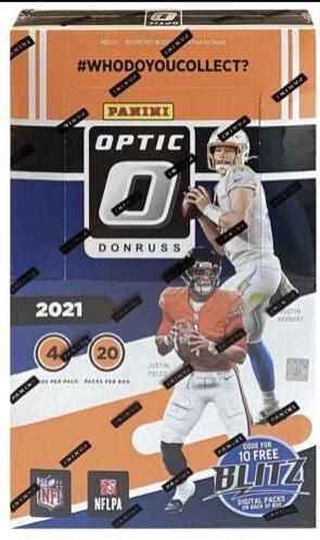 Retail Box Football Cards 2021 Panini Donruss Optic