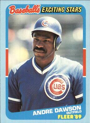 Andre Dawson #11 Baseball Cards 1989 Fleer Exciting Stars