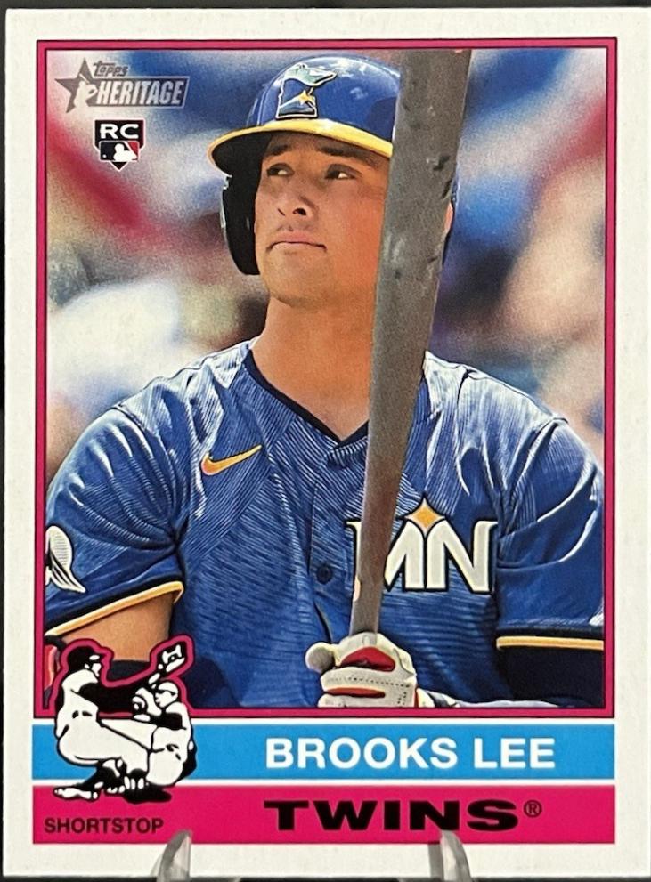 Brooks Lee #63 Baseball Cards 2025 Topps Heritage