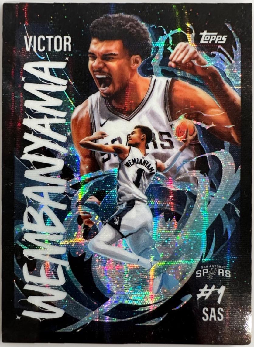 蜂巣 コロッタ キラキラカード Victor Wembanyama #UV-8 Prices | 2025 Topps Chrome Ultra Violet