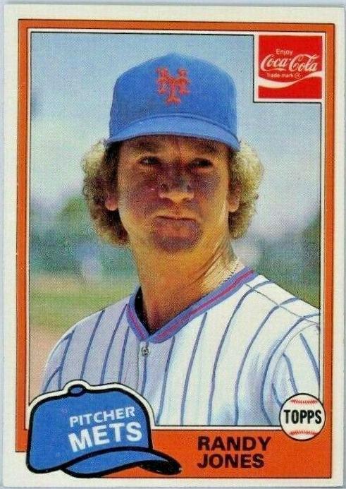 Randy Jones #4 Baseball Cards 1981 Coca Cola