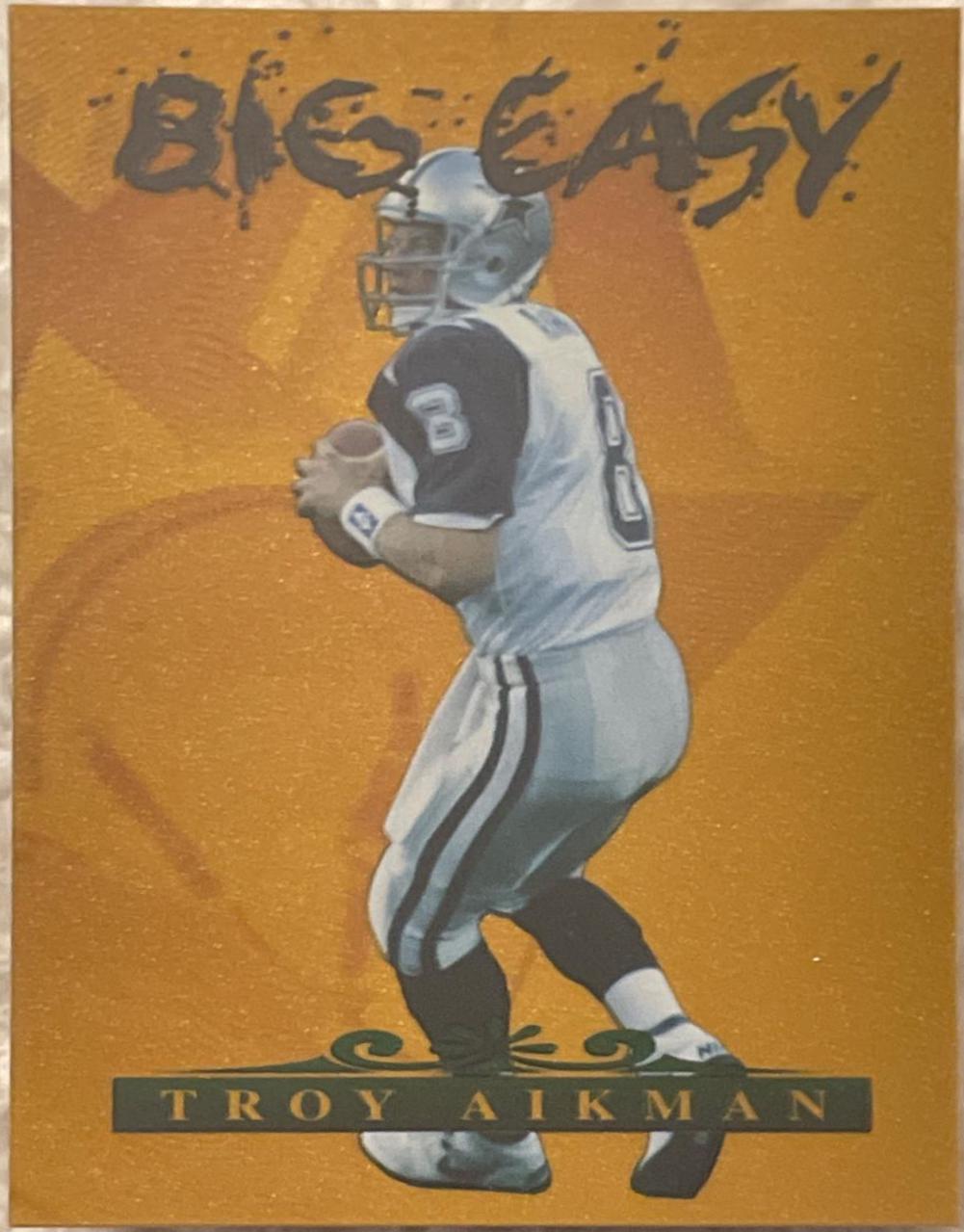 Troy Aikman #3 Football Cards 1996 Collector's Edge Big Easy