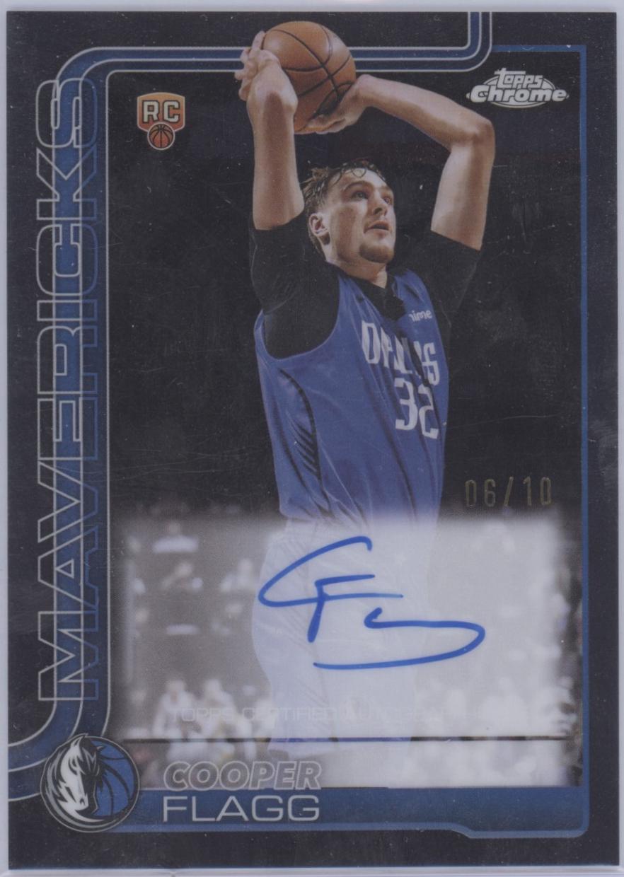 Cooper Flagg [Refractor Black] #TCAR-CF Prices | 2025 Topps Chrome