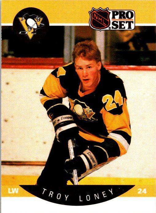 Troy Loney #237 Hockey Cards 1990 Pro Set