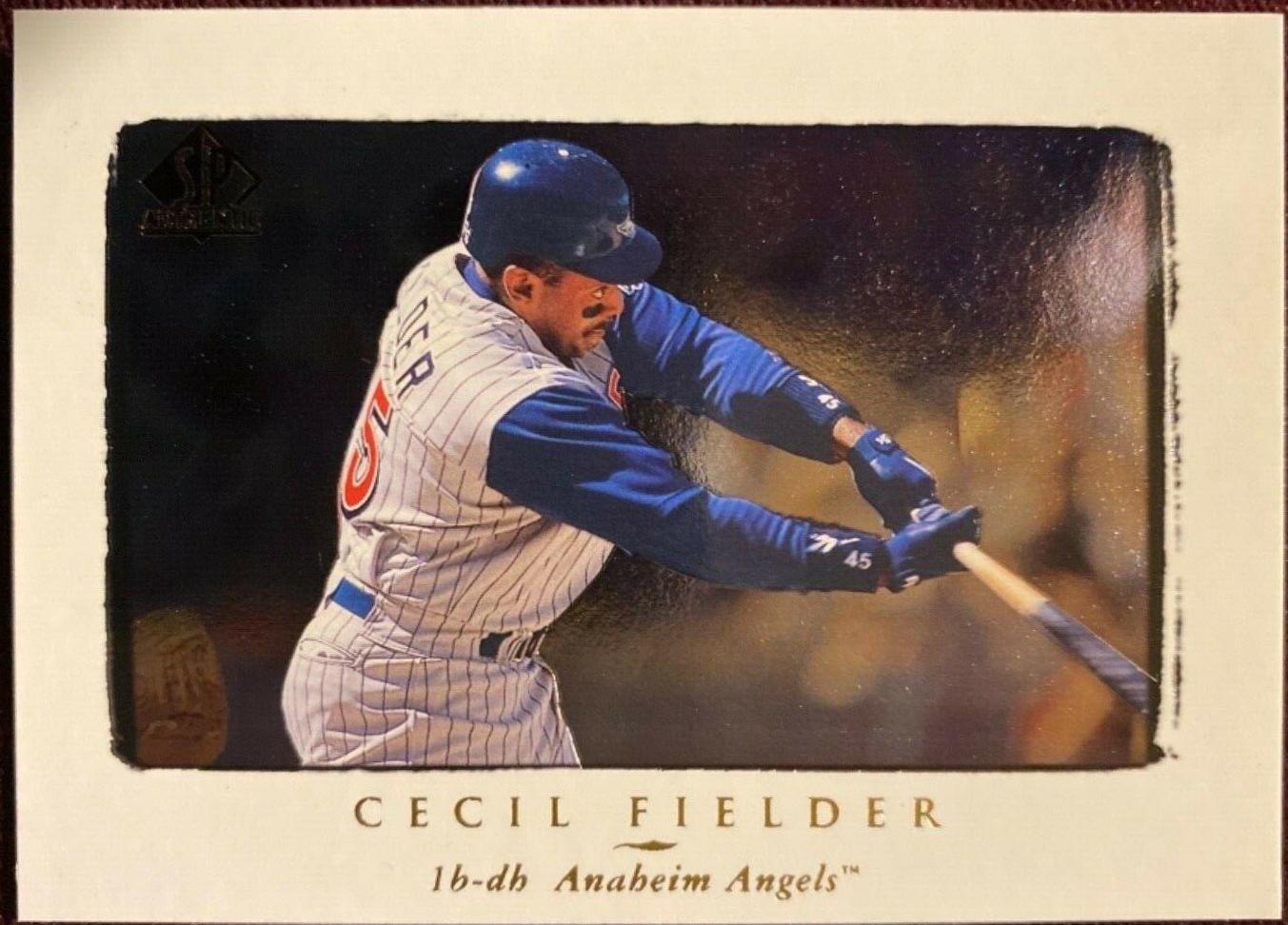 Cecil Fielder #36 Baseball Cards 1998 SP Authentic