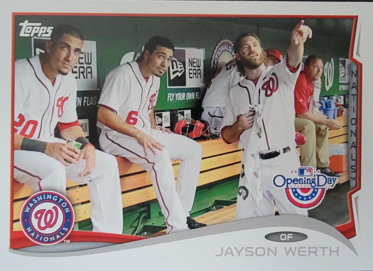 Jayson Werth Baseball Cards 2014 Topps Opening Day