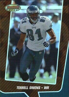 Terrell Owens #4 Football Cards 2005 Bowman's Best