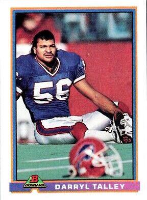 Darryl Talley #31 Football Cards 1991 Bowman