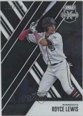 Royce Lewis #1 Baseball Cards 2017 Panini Elite Extra Edition