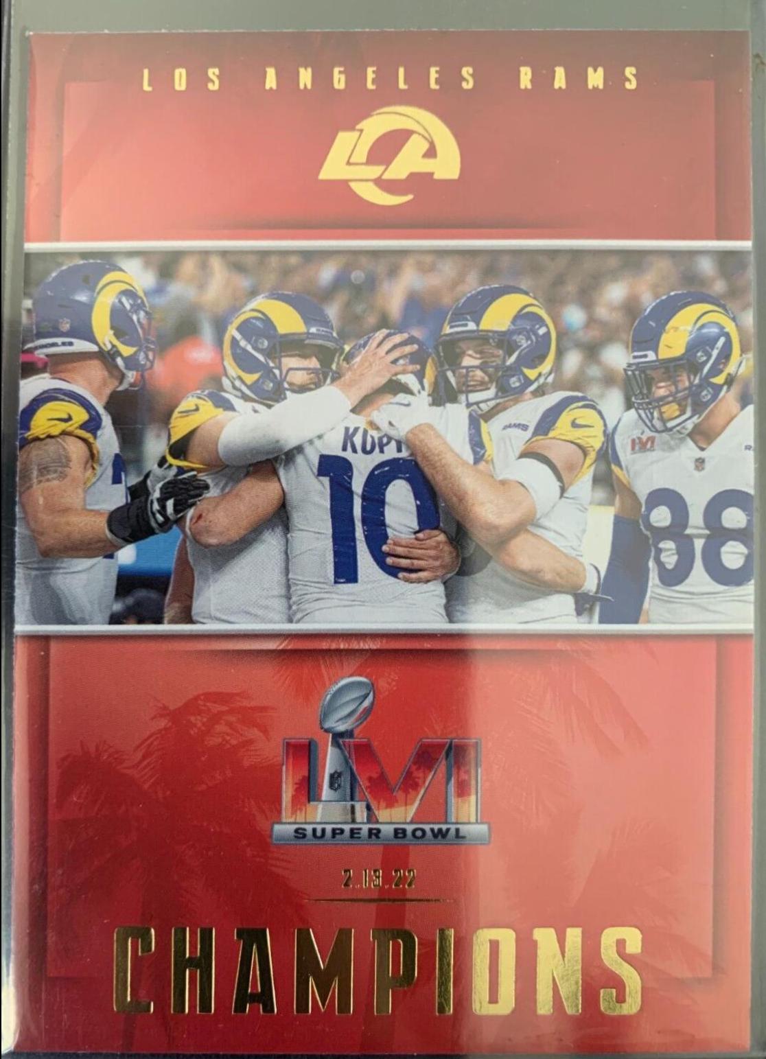Los Angeles Rams #CHAMP-LA Football Cards 2022 Panini Donruss Champions