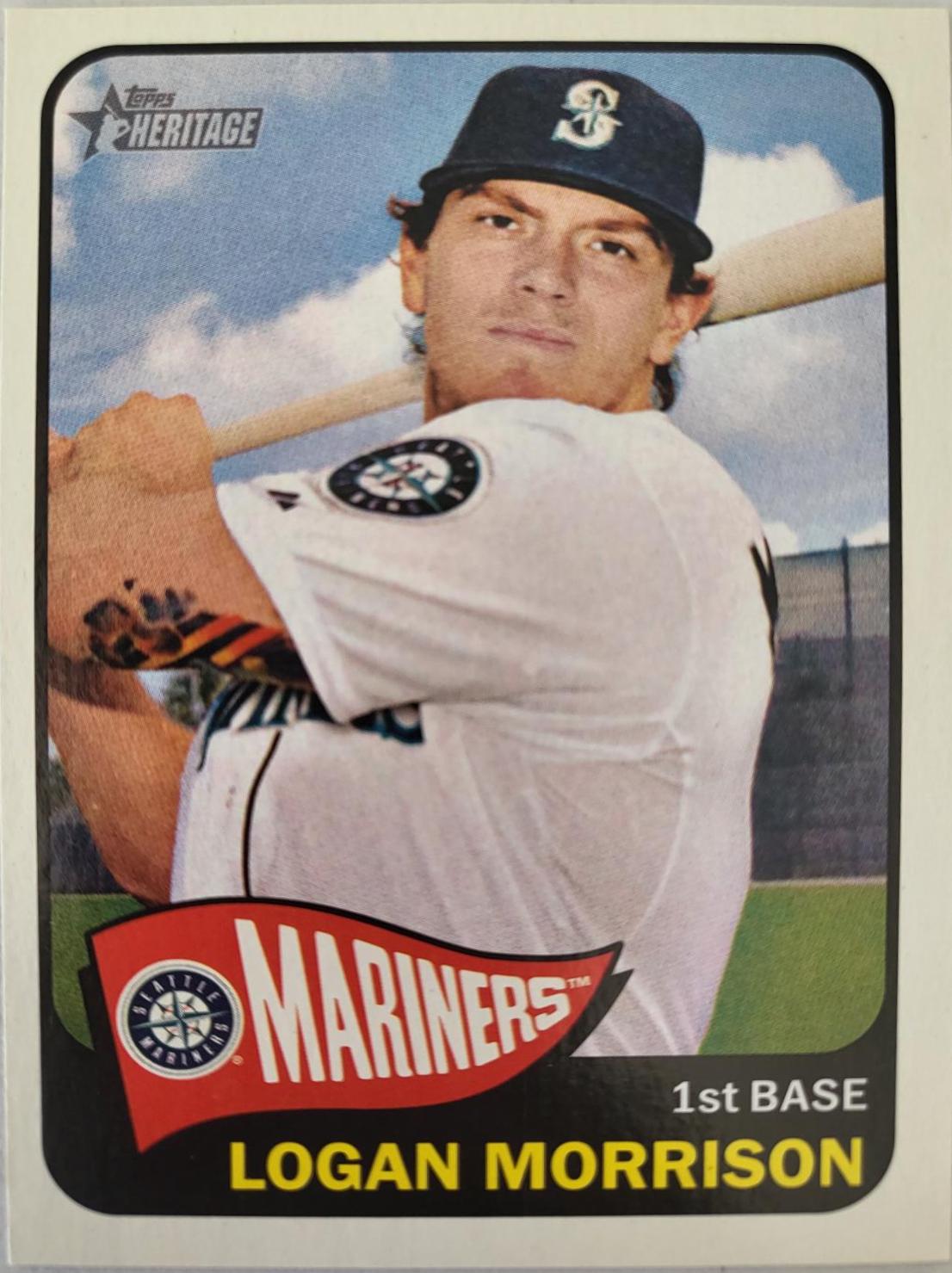 Logan Morrison #37 Baseball Cards 2014 Topps Heritage