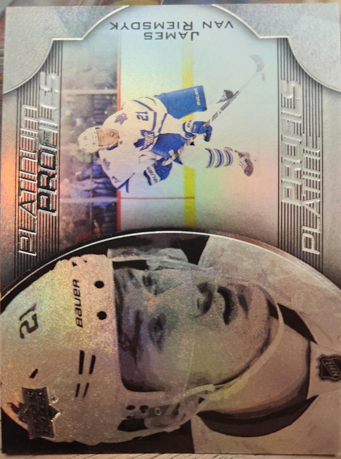 James van Riemsdyk #PP-10 Hockey Cards 2016 Upper Deck Tim Hortons Platinum Profiles