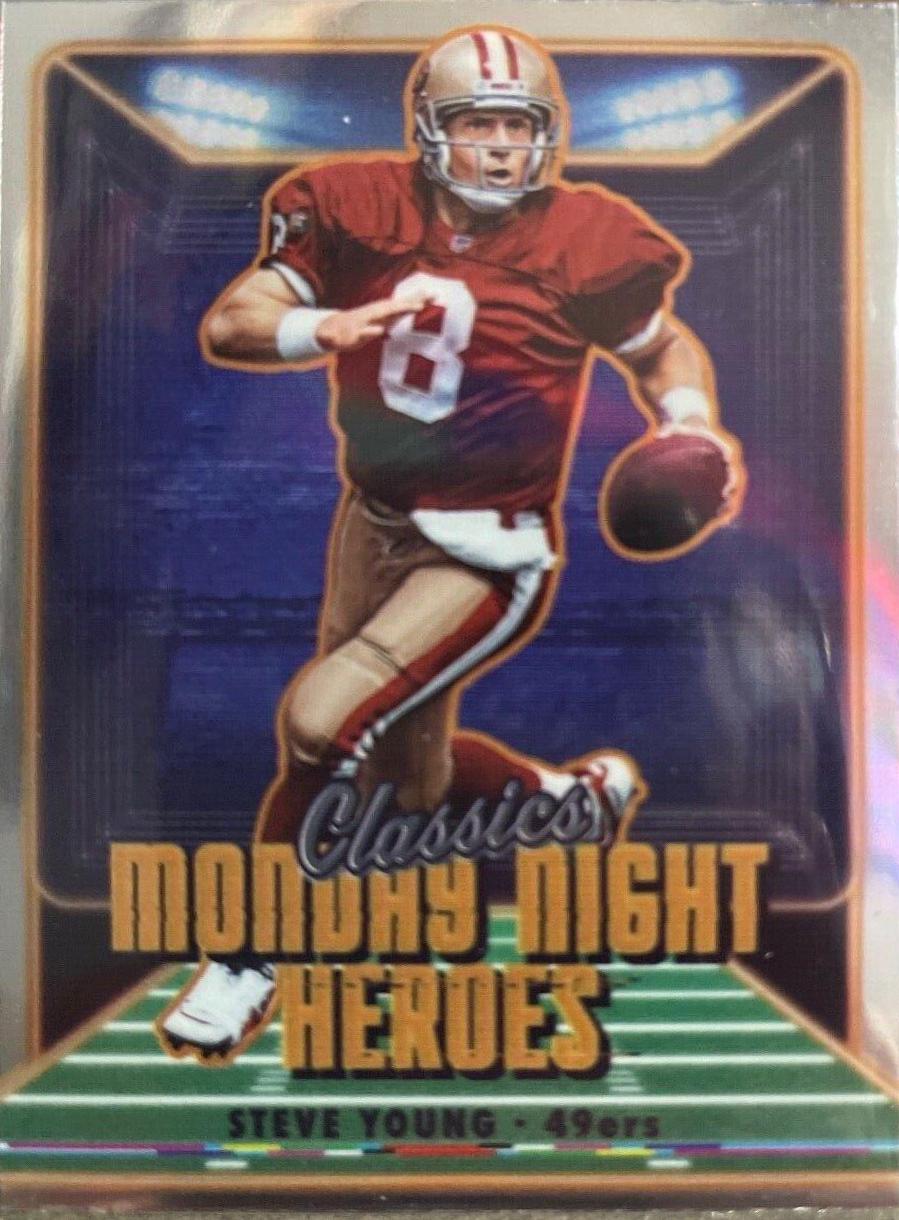 Steve Young #MN-5 Football Cards 2022 Panini Classics Monday Night Heroes